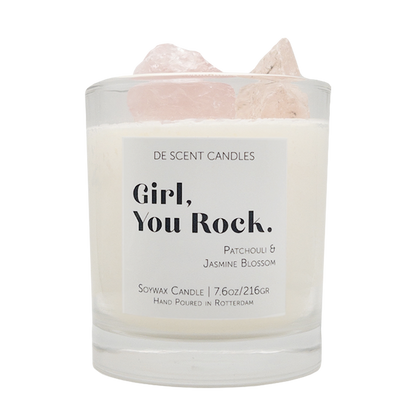 De Scent: Geurkaars - Girl, you rock