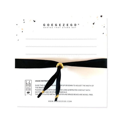 Goegezegd: armbandje - you are gold