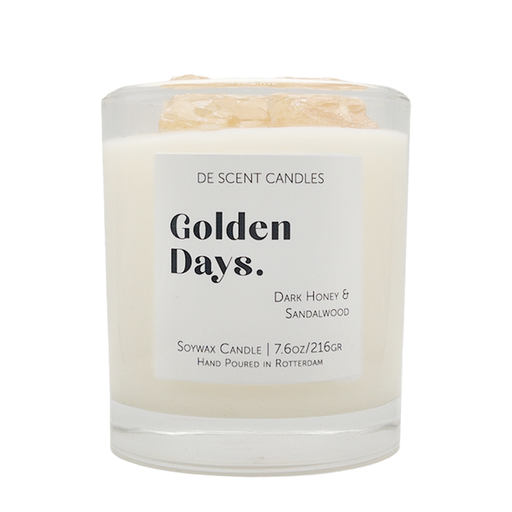 De Scent: Geurkaars - Golden days