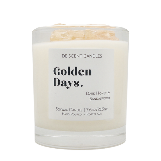De Scent: Geurkaars - Golden days