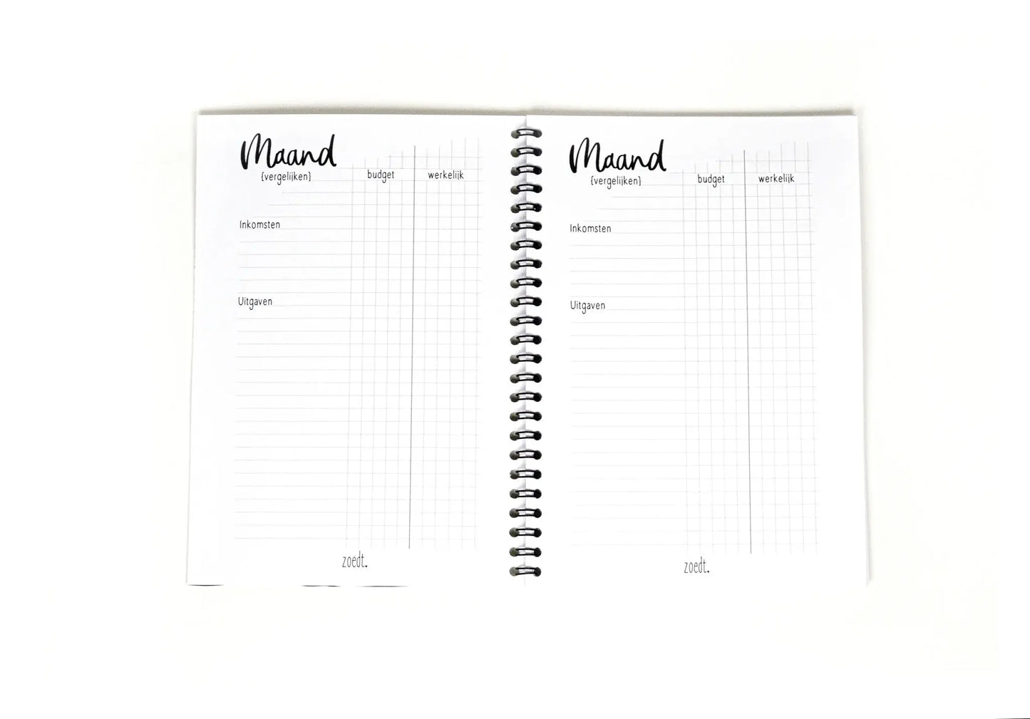 Zoedt: budgetplanner