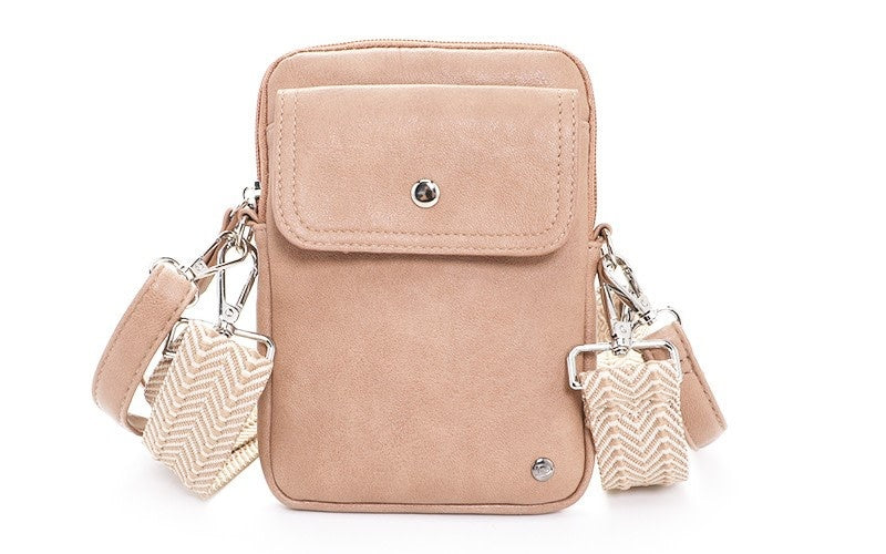 I'm dutch: telefoontasje / schoudertasje Spa - khaki