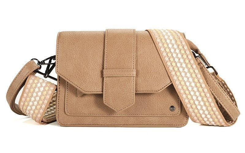 I'm dutch: Handtas - Taupe Corsica schoudertasje
