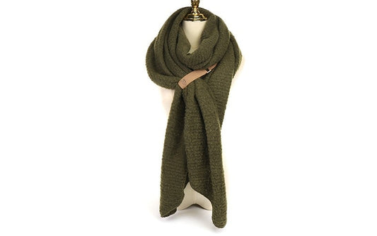 I'm Dutch: sjaal | Saalbach Dark green