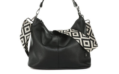 I'm dutch: Handtas - Black schoudertas Elvy