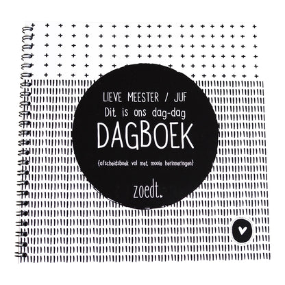 zoedt: dag dagboek afscheidsboekje voor juffen en meesters