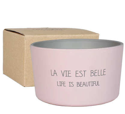 My Flame: Buitenkaars: La vie est belle, life is beautiful