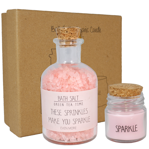 My Flame: SPA GIFTBOX - THESE SPRINKLES MAKE YOU SPARKLE - GREEN TEA TIME