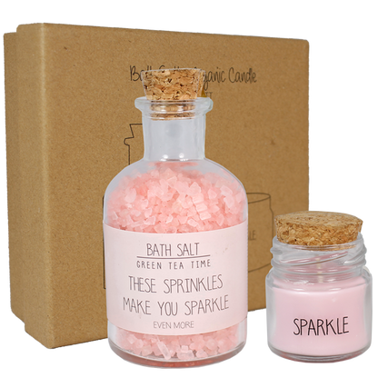 My Flame: SPA GIFTBOX - THESE SPRINKLES MAKE YOU SPARKLE - GREEN TEA TIME