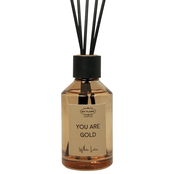 My Flame: GEURSTOKJES - YOU ARE GOLD - WHITE LOTUS