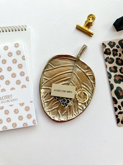 Stationery & gift: Sleutelhanger | Leopard | Jij bent goud waard