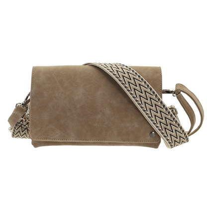 I'm dutch: Handtas - Montoro crossbody/schoudertasje - taupe