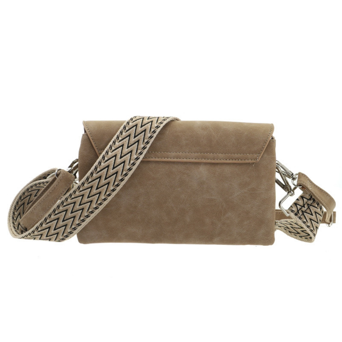 I'm dutch: Handtas - Montoro crossbody/schoudertasje - taupe