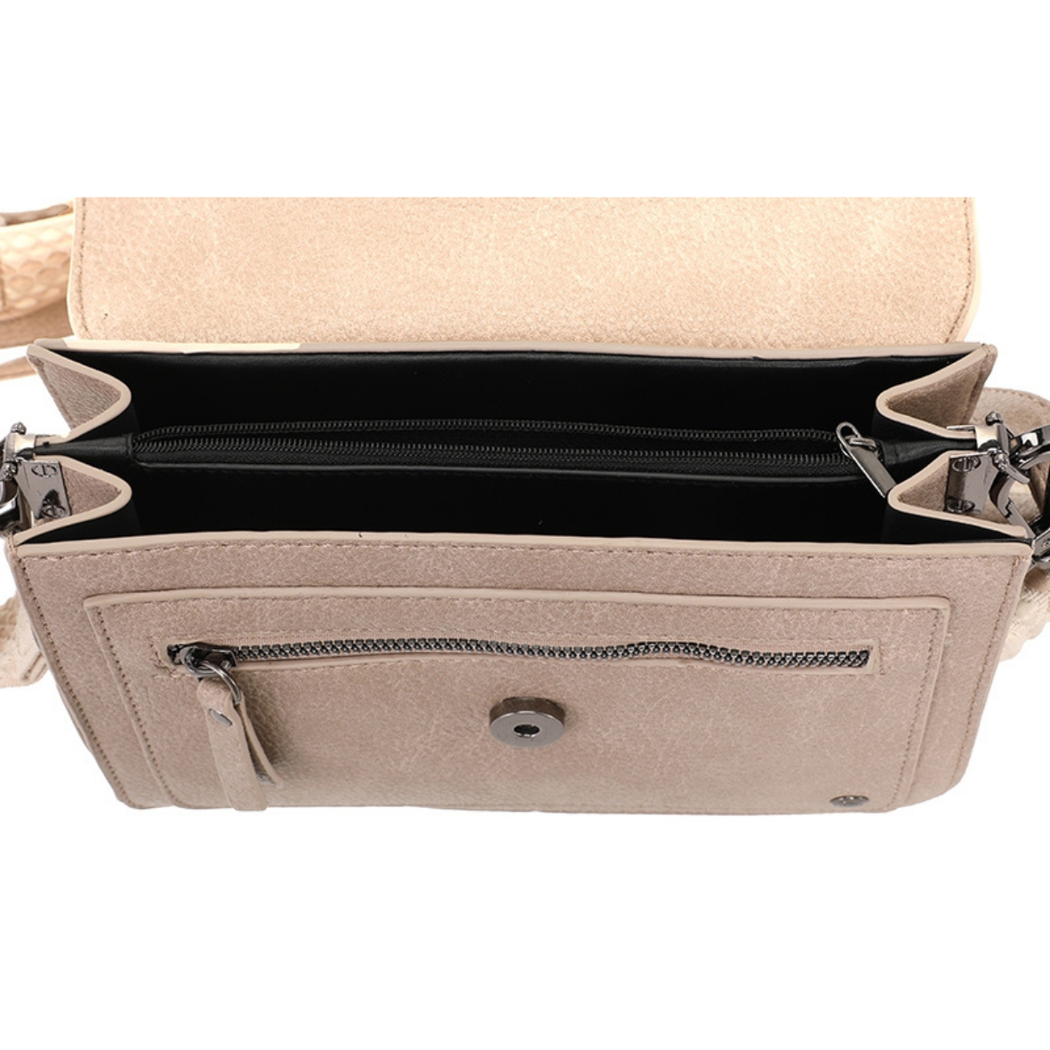 I'm dutch: handtas - schoudertasje Rione - taupe