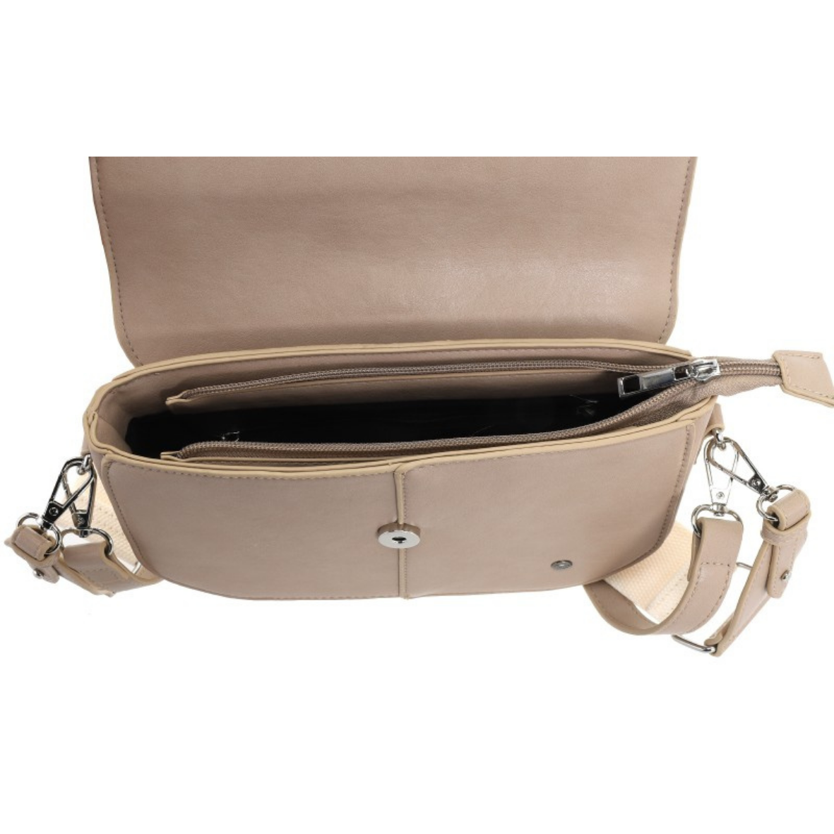 I'm dutch: Handtas - crossbody tas - Santiago - taupe