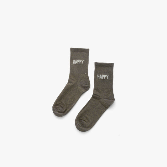 Liet & Joliet: sokken grijs HAPPY