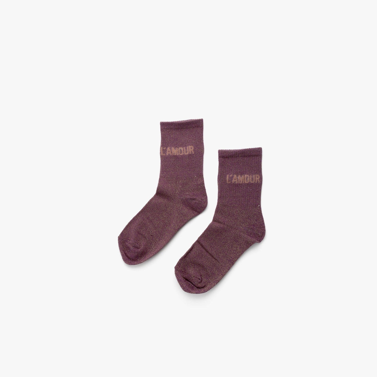 Liet & Joliet: sokken paars L'AMOUR