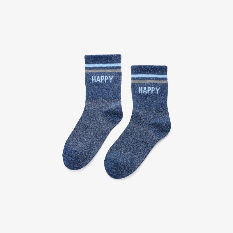 Blauwe sokken | Happy