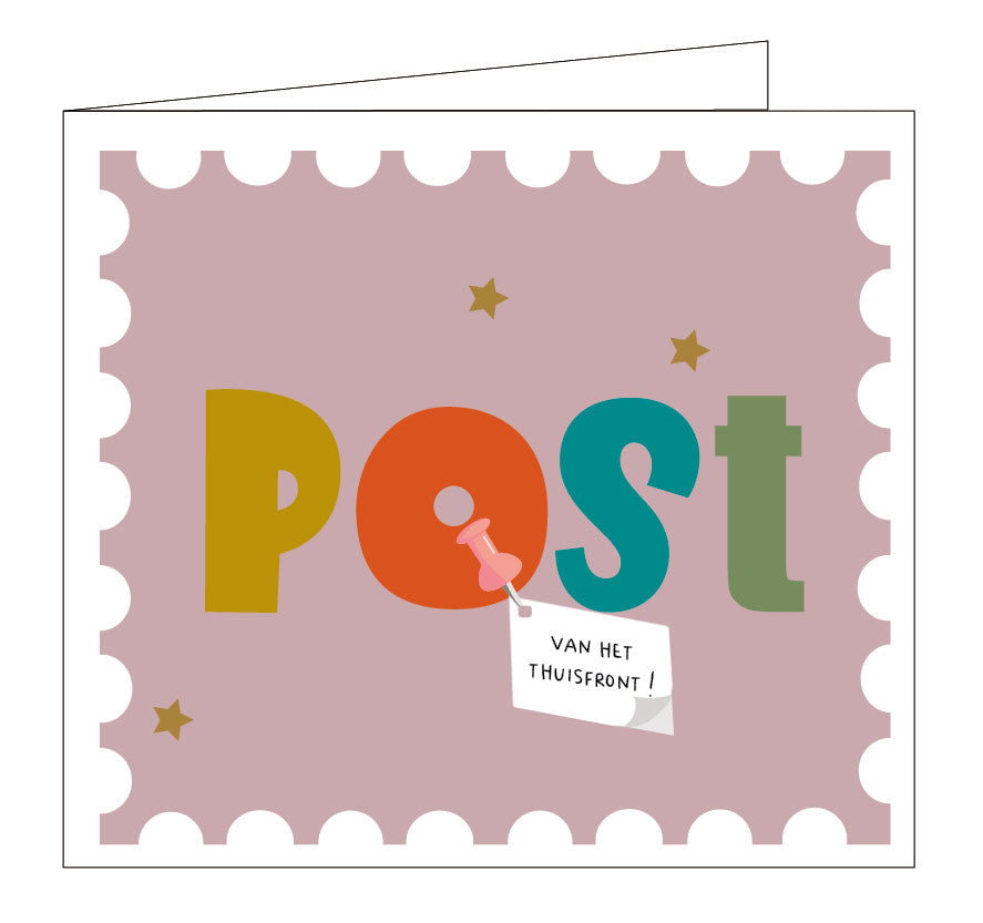 Hil Claesen: kaart - post van het thuisfront