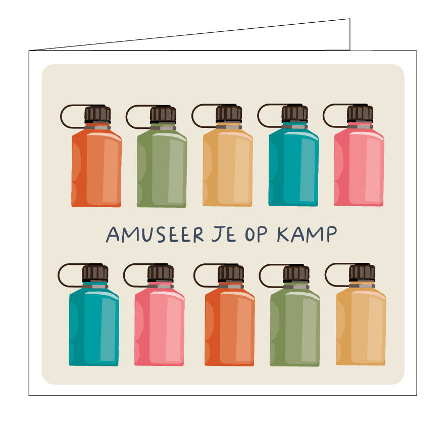 Hil Claesen: kaart - amuseer je op kamp