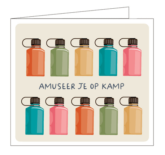 Hil Claesen: kaart - amuseer je op kamp