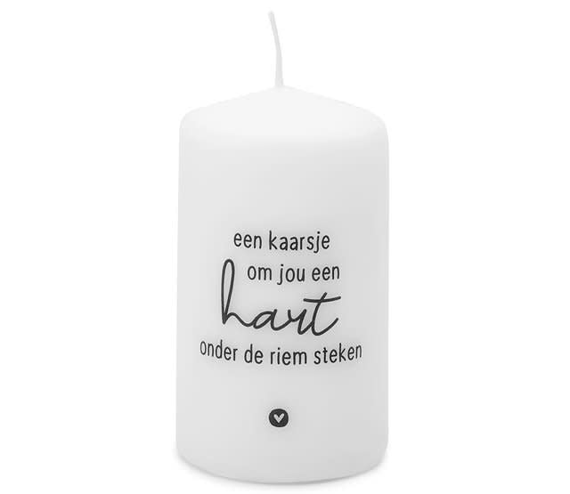 Zoedt: kaars klein - een kaarsje om jou een hart onder de riem te steken