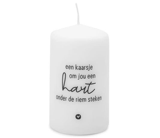 Zoedt: kaars klein - een kaarsje om jou een hart onder de riem te steken