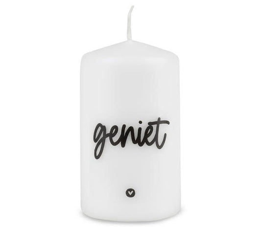 Zoedt: kaars klein  - Geniet