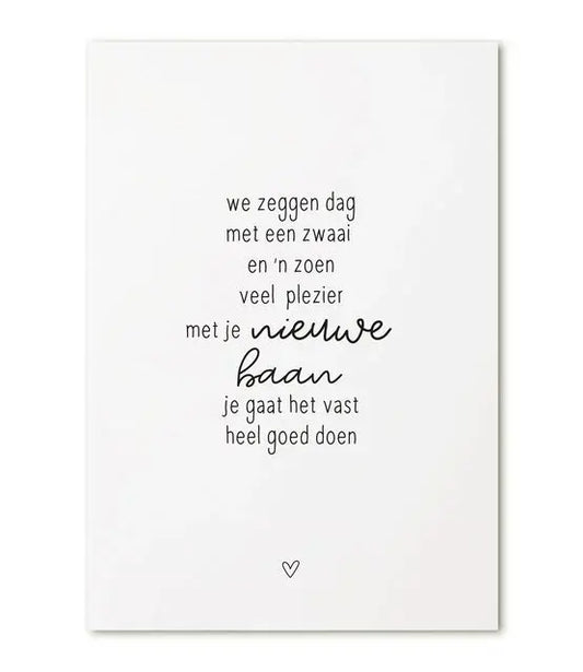 Zoedt: kaart a6 - nieuwe baan