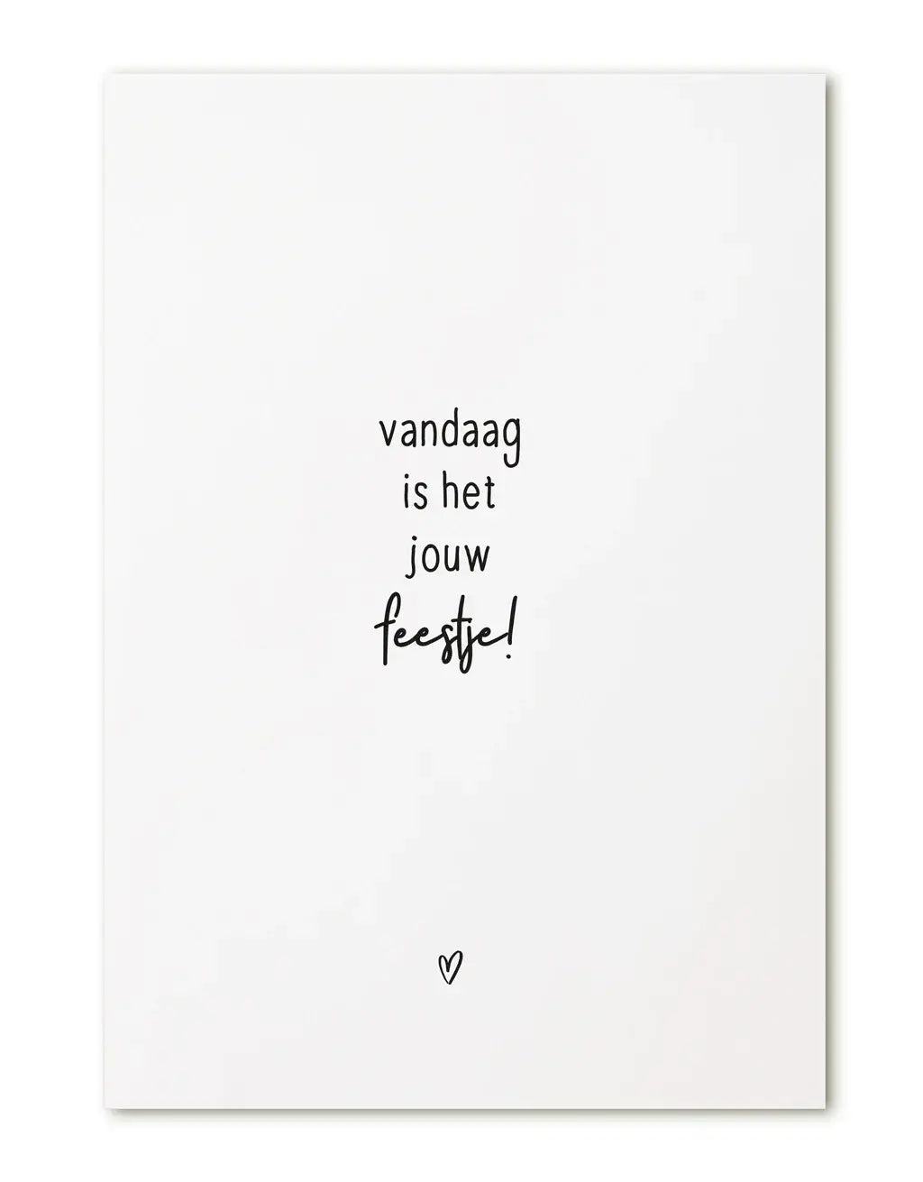 Zoedt: Kaart a6: Vandaag is het jouw feestje! (2)