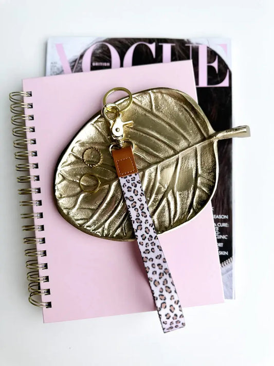 Stationery & gift: Keycord | Pink leopard