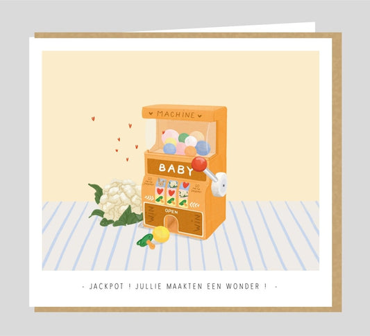 Studio Mie: kaart - Jackpot ! Jullie maakten een wonder