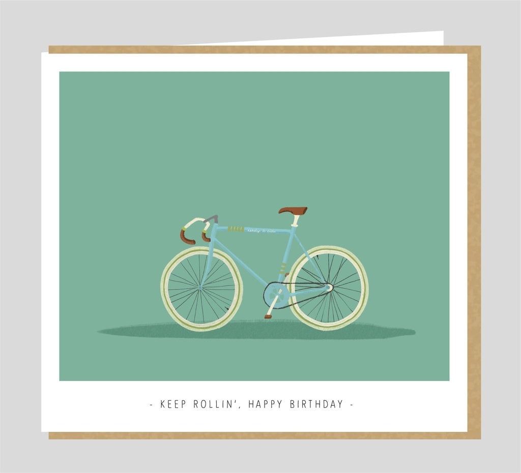Studio Mie: kaart - Keep rollin', Happy Birthday