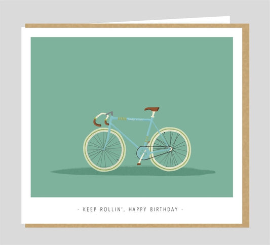 Studio Mie: kaart - Keep rollin', Happy Birthday