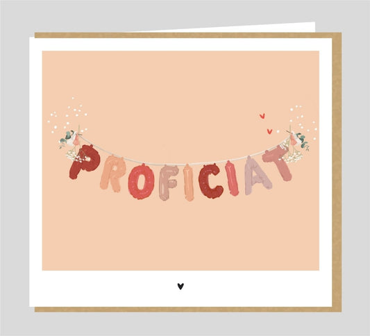Studio Mie: kaart - Proficiat