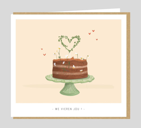 Studio Mie: kaart - We vieren jou