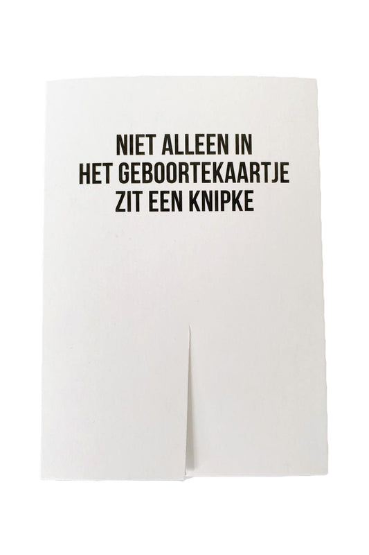 Karen François: Geboortekaartje: KNIPKE