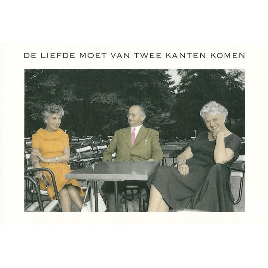 Kartoenfabriek kaart a6 De liefde moet van twee kanten komen