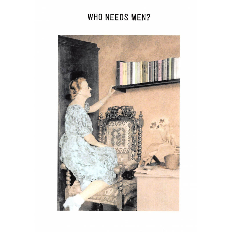 Kartoenfabriek kaart a6 Who needs men?