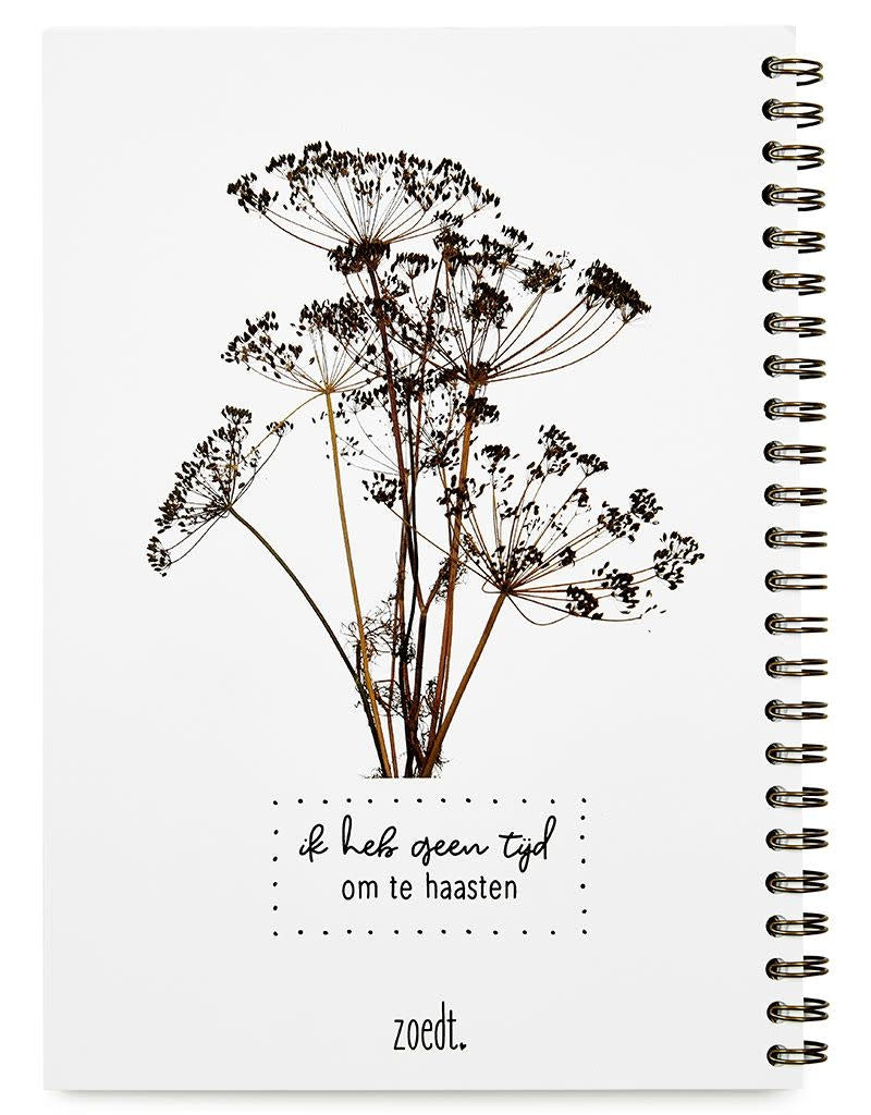 zoedt: Planner things to do met droogbloemen in A5 formaat