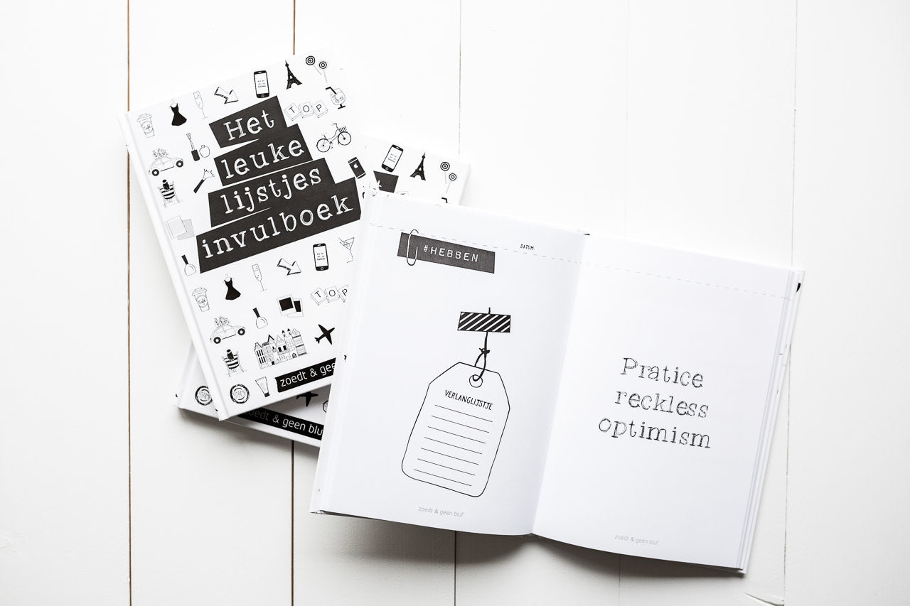 zoedt leuke lijstjes invulboek