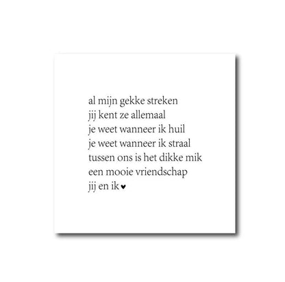 Winkeltje van anne: Doosje met lichtje & berichtje | Thema vriendschap