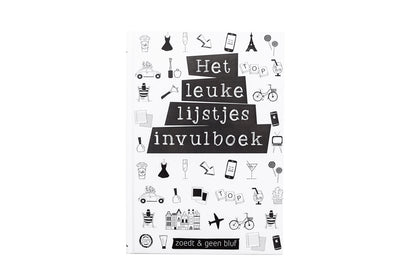 zoedt leuke lijstjes invulboek