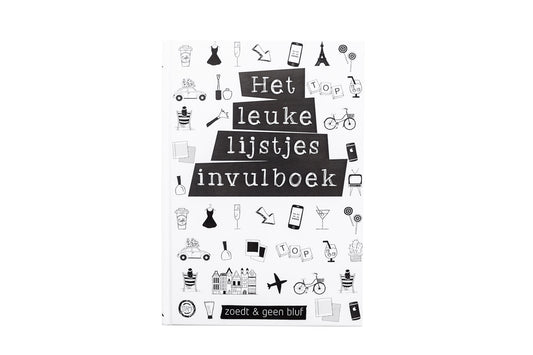 zoedt leuke lijstjes invulboek