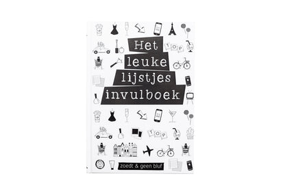 zoedt leuke lijstjes invulboek
