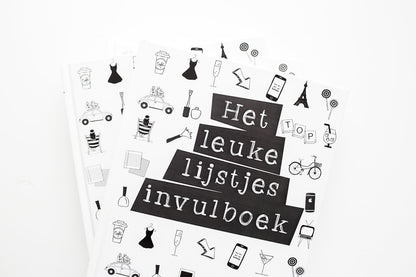 zoedt leuke lijstjes invulboek