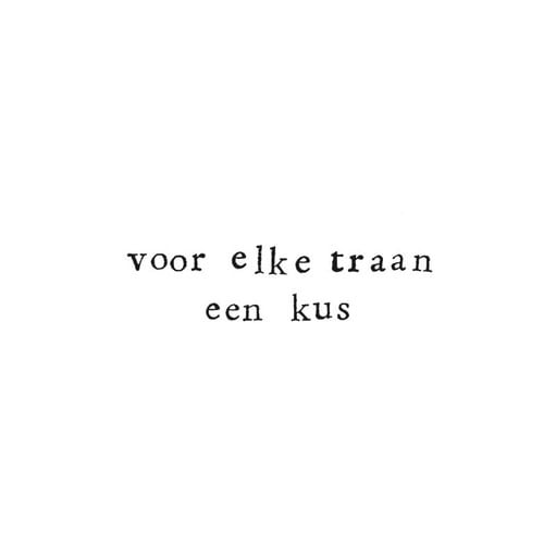 Ik pak je in: kaart Voor elke traan een kus