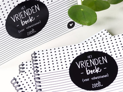 zoedt vriendenboek volwassenen