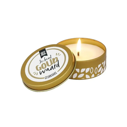 100% Leuk: Geurkaars – Goud waard