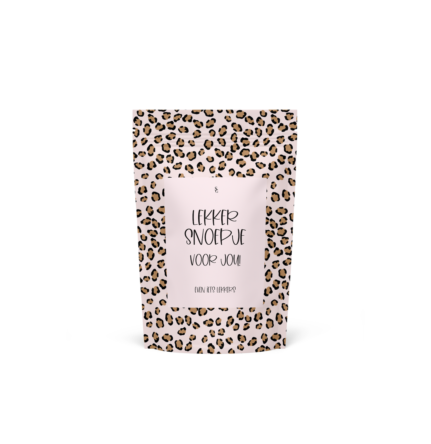 Stationery & gift: Mini Snoepzak Leopard | Lekker snoepje voor jou